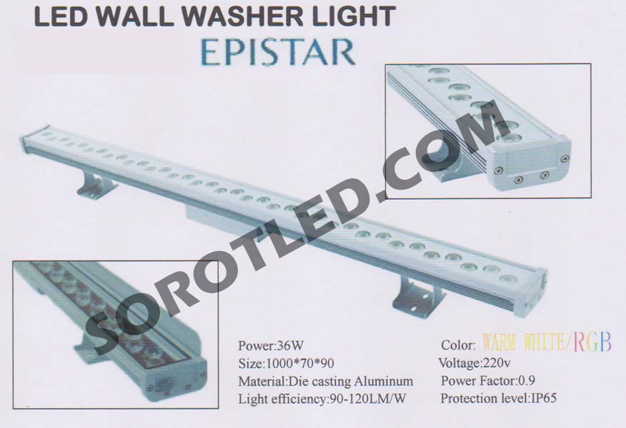 Lampu Dekorasi Dinding Gedung 36watt LED